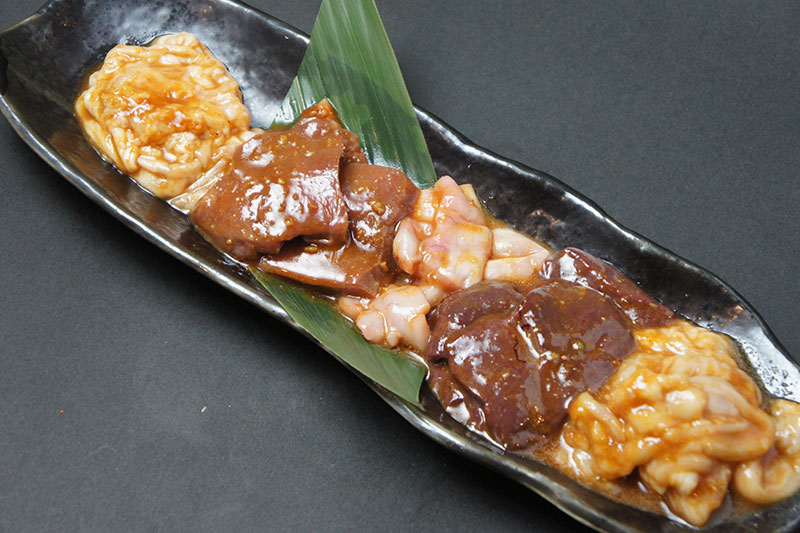 ホルモン盛り合わせタレ